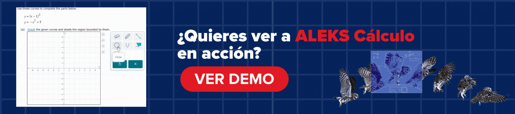 ¿Quieres ver a ALEKS Cálculo en acción? VER DEMO