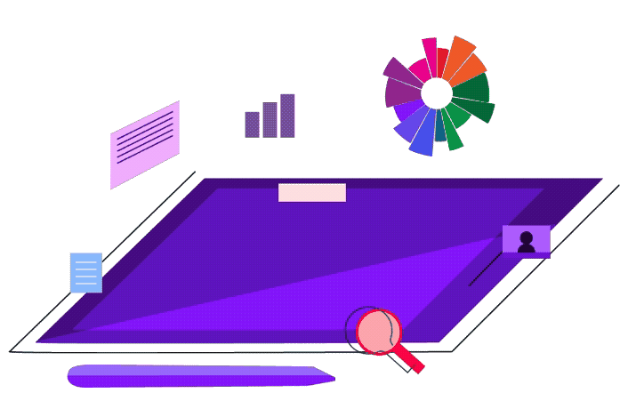 Animación de ALEKS mostrando la plataforma en acción